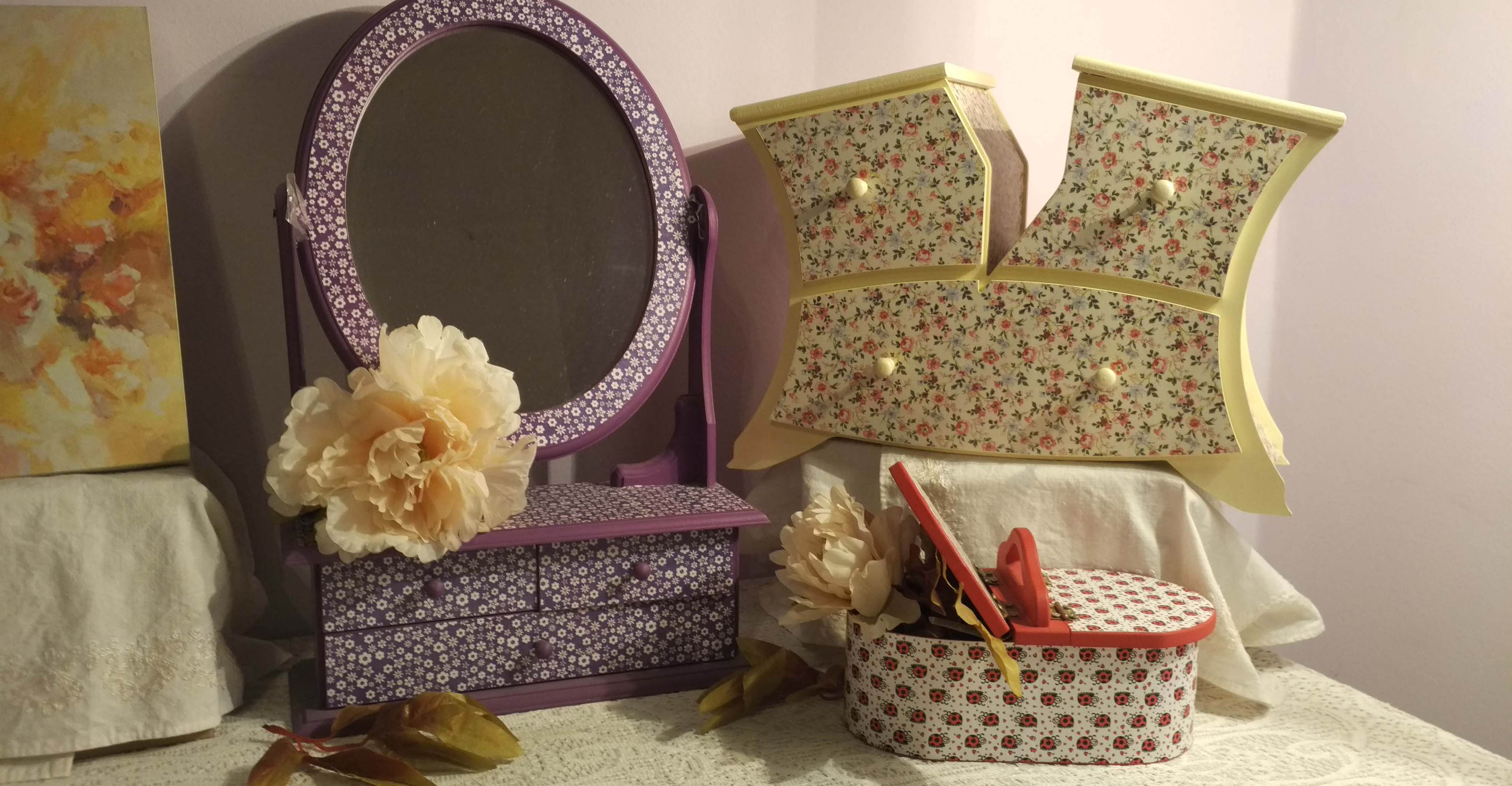 Espejos y cajoneras Espejos y cajoneras miniatura